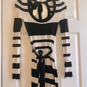 A sweater midi dress.